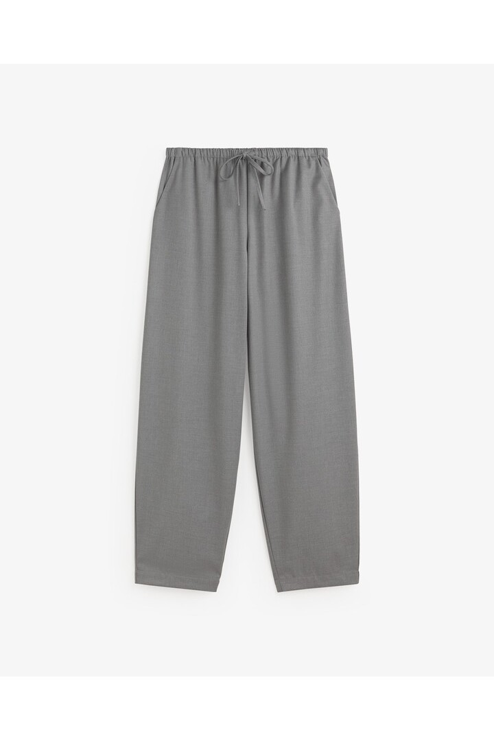 HIGH-WAISTED BALLOON TROUSERS GREY