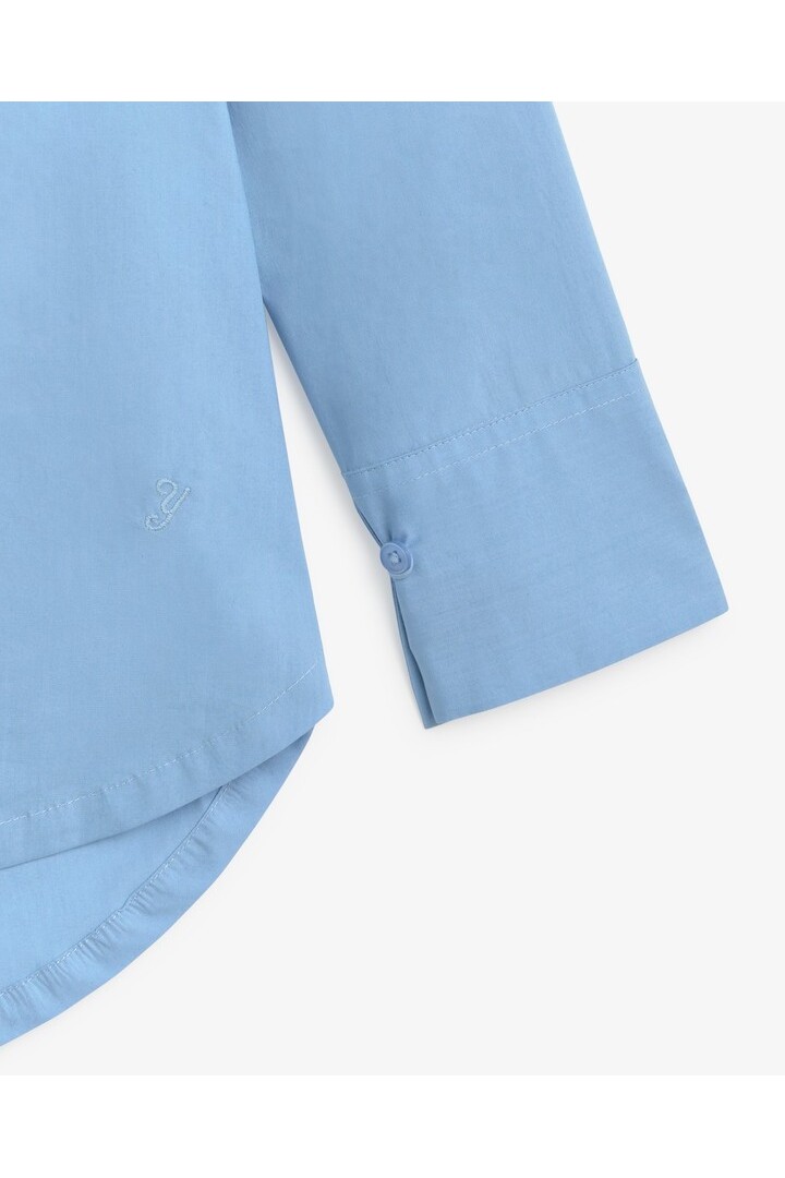 OVERSIZE POPLIN SHIRT BLUE