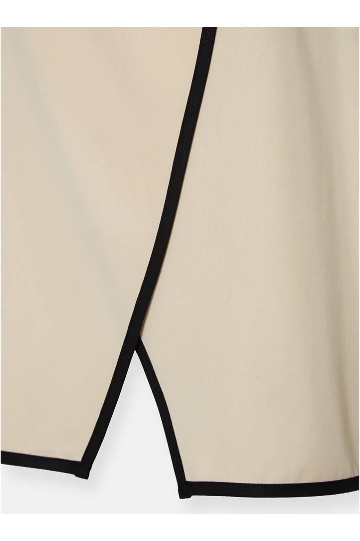 ZOYA SLEEVELESS TOP VANILL BLACK