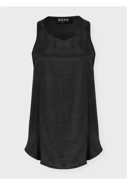 ZOYA SLEEVELESS TOP BLACK