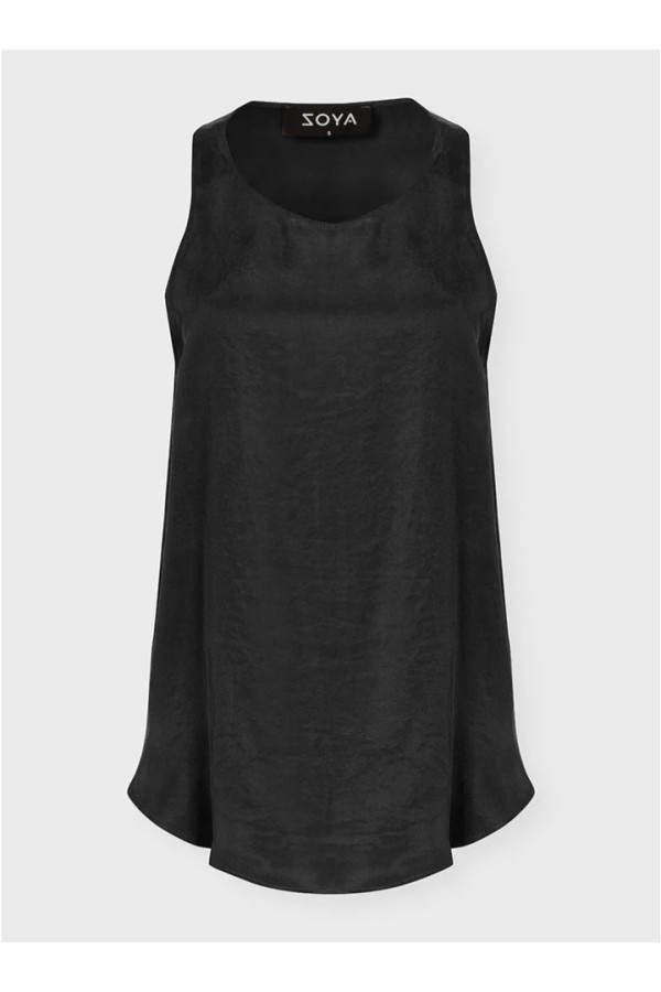 ZOYA SLEEVELESS TOP BLACK