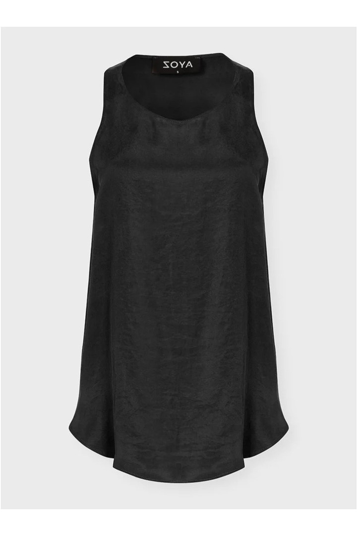 ZOYA SLEEVELESS TOP BLACK