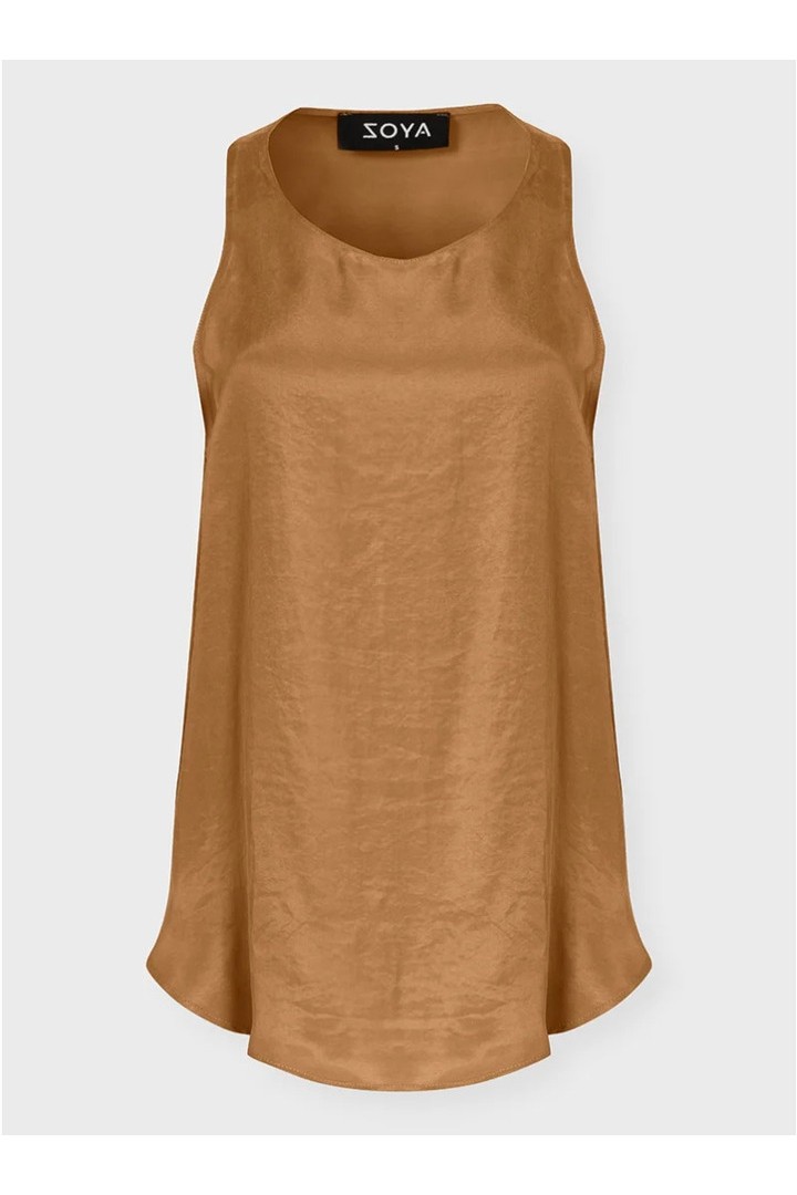 ZOYA SLEEVELESS TOP GOLD