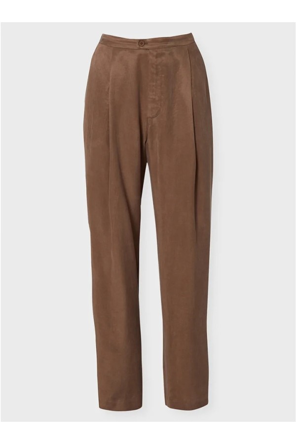 ZOYA CROP PANTS BROWN