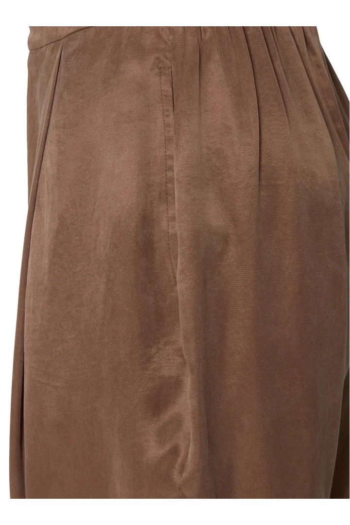 ZOYA CROP PANTS BROWN