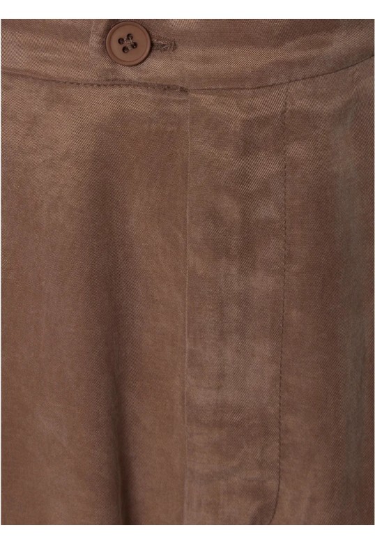 ZOYA CROP PANTS BROWN