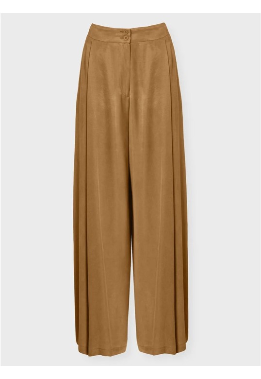 ZOYA PLEATED PANTS GOLD