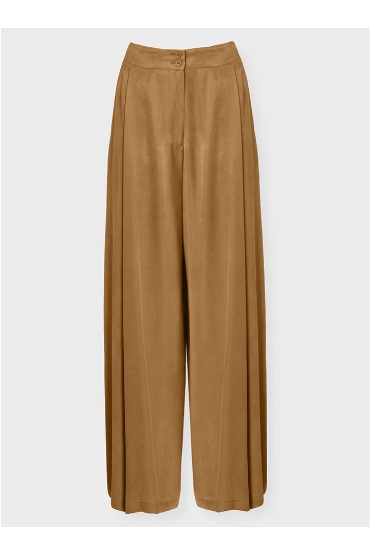 ZOYA PLEATED PANTS GOLD