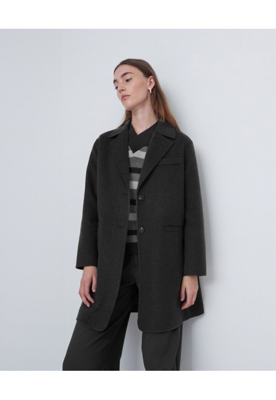 HANDMADE WOOL COAT BLACK