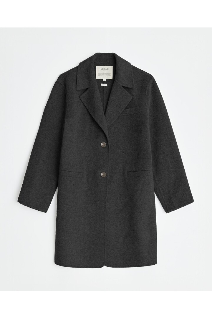 HANDMADE WOOL COAT BLACK