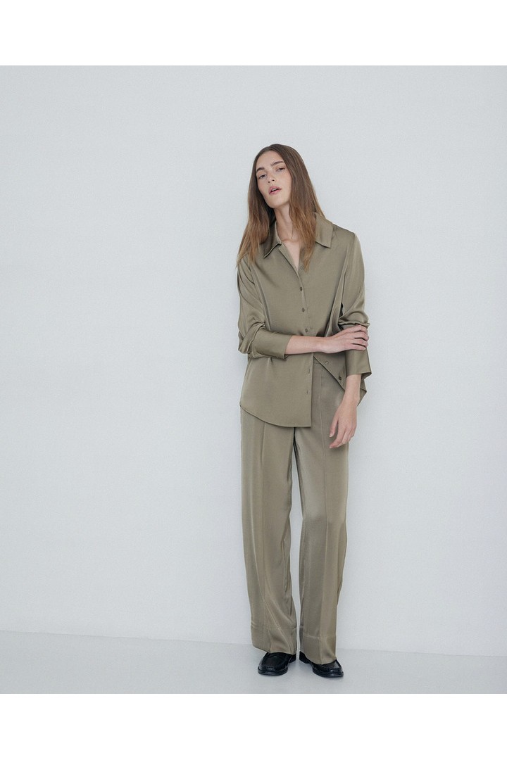 SATEEN SHIRT KHAKI