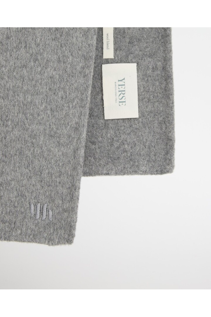 SOFT WOOL SCARF GREY