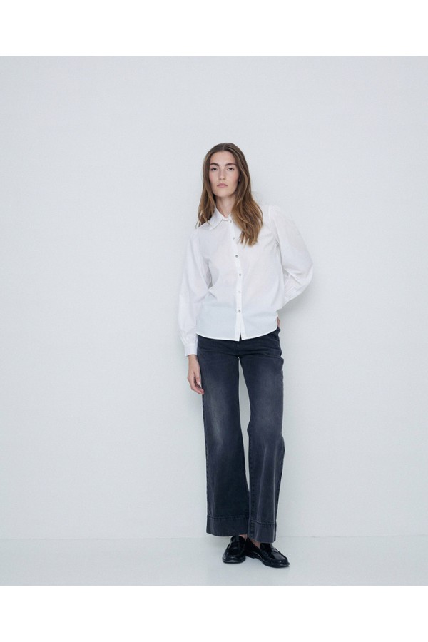 WIDE LEG JEANS ANTHRACITE