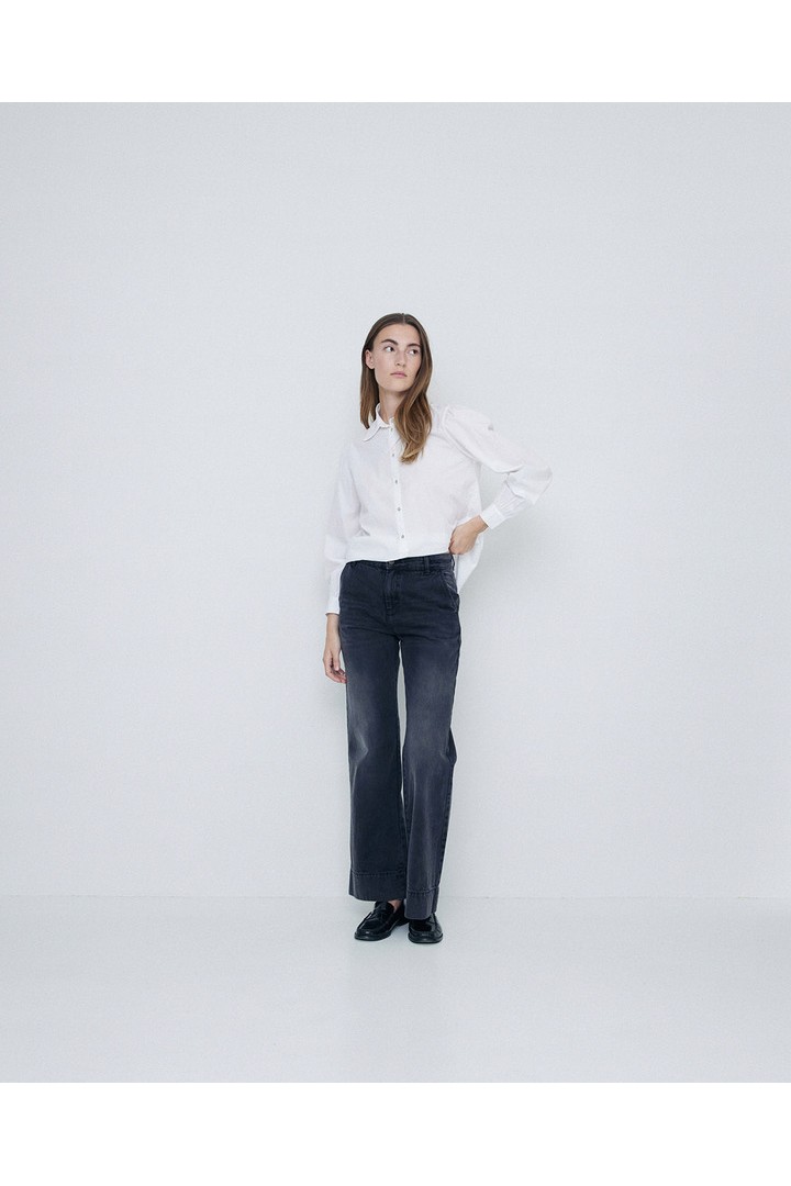 WIDE LEG JEANS ANTHRACITE