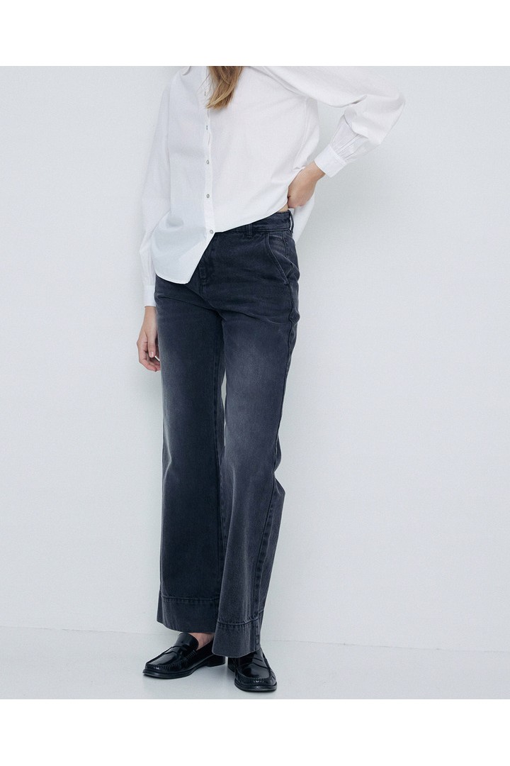 WIDE LEG JEANS ANTHRACITE