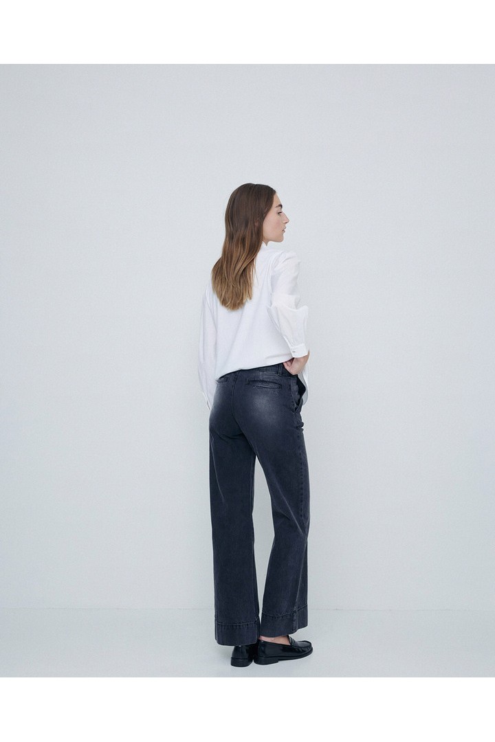 WIDE LEG JEANS ANTHRACITE