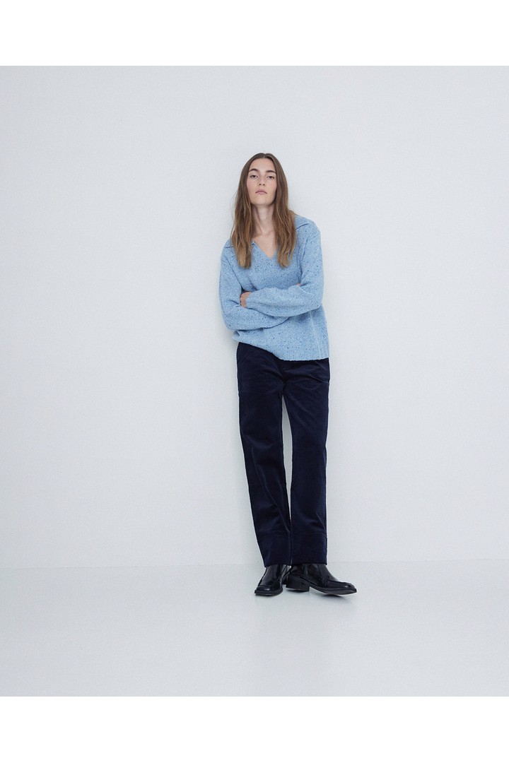 CORDUROY SUIT TROUSERS NAVY