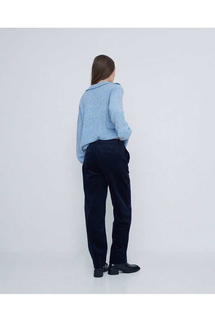 CORDUROY SUIT TROUSERS NAVY