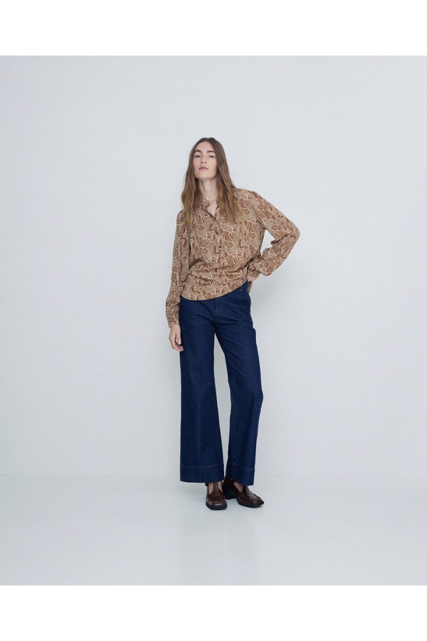 WIDE LEG JEANS BLUE