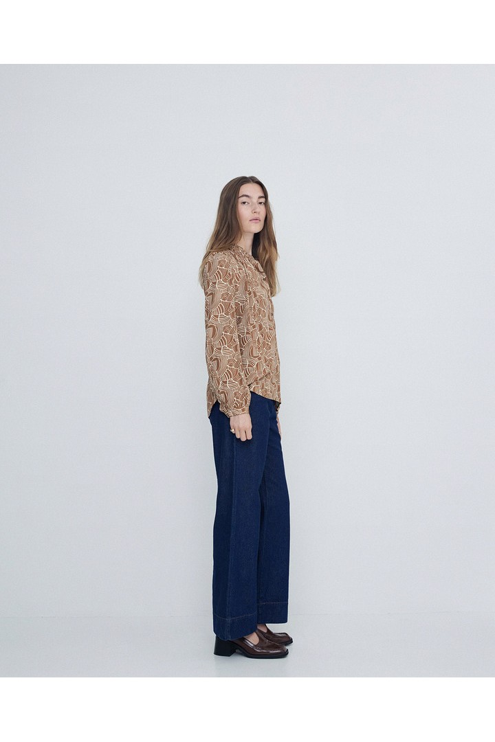 WIDE LEG JEANS BLUE