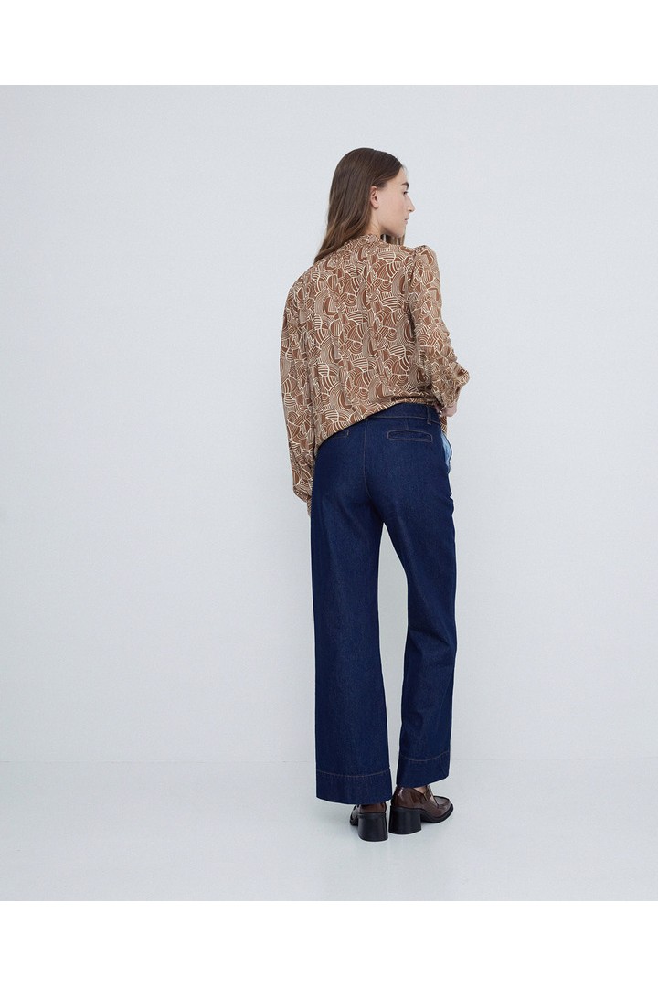 WIDE LEG JEANS BLUE