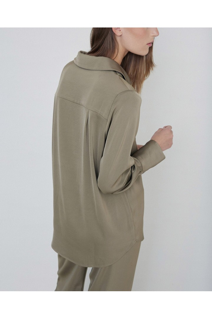 SATEEN SHIRT KHAKI