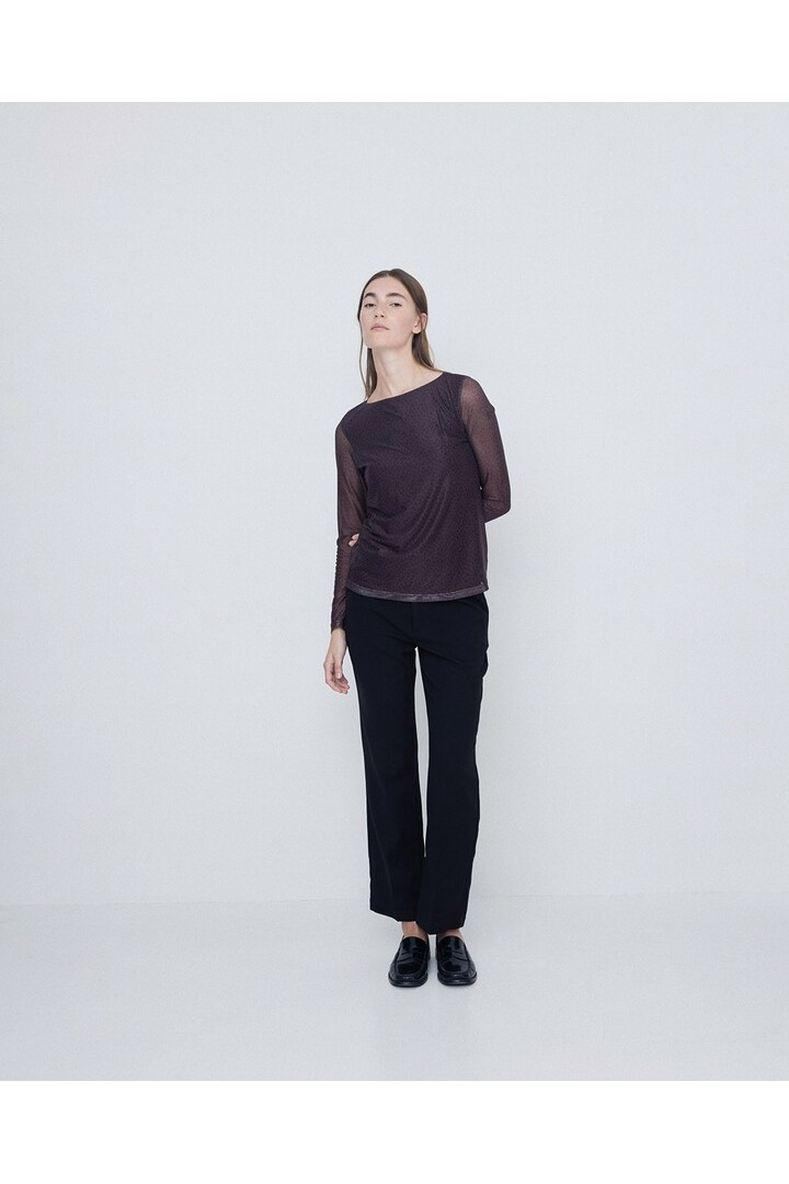 STRAIGHT SUIT TROUSERS BLACK