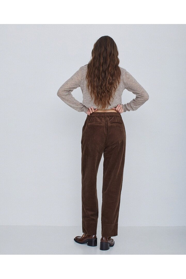 CORDUROY SUIT TROUSERS BROWN