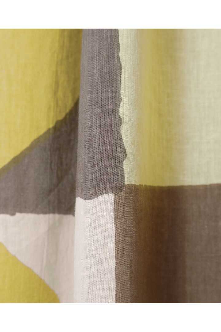 Print cotton foulard Green