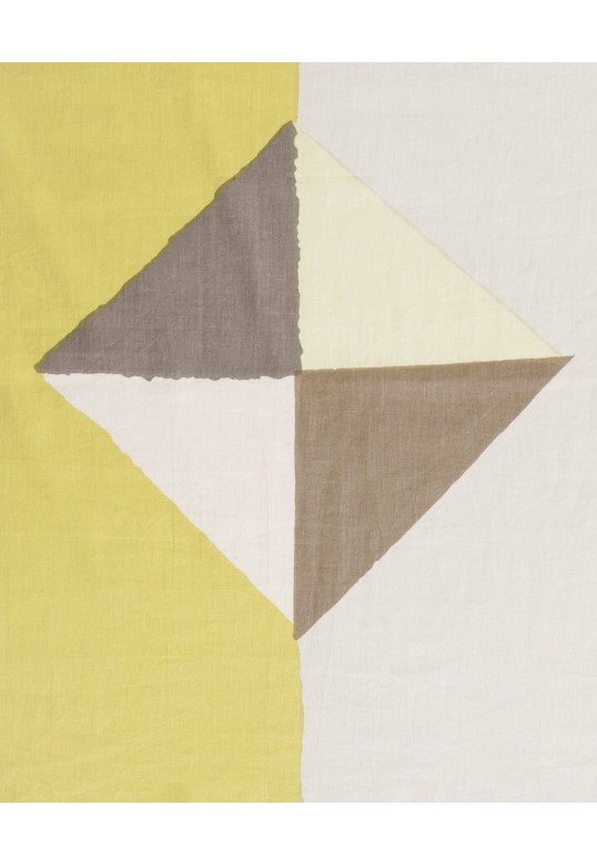 Print cotton foulard Green