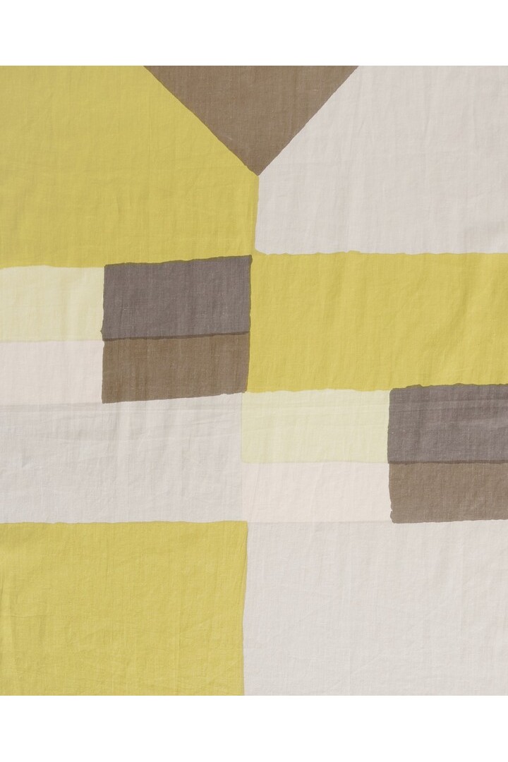 Print cotton foulard Green