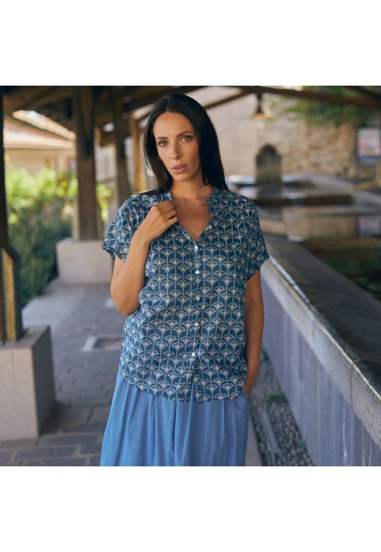 Azale Morgiou Shirt Blue