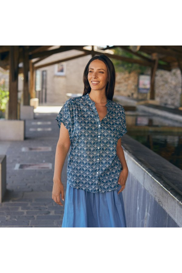 Azale Morgiou Shirt Blue
