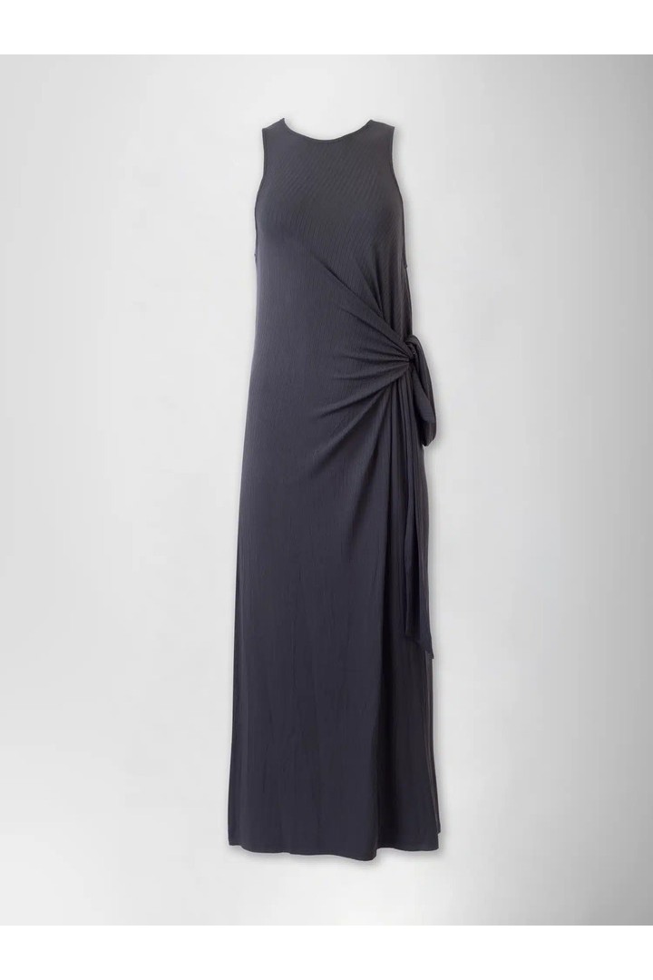 RIB DRESS ANTHRACITE