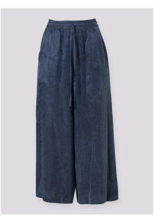 CROPPED PANTS BLUE