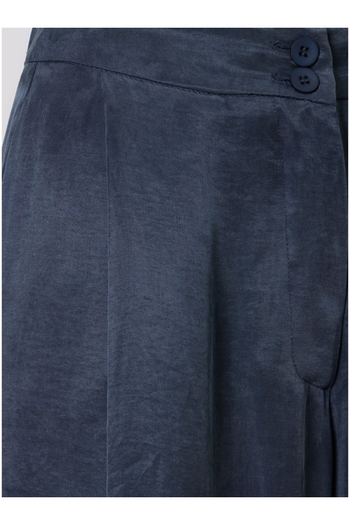 CROPPED PANTS BLUE