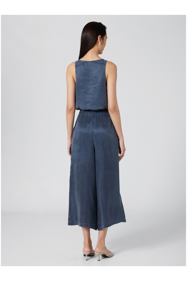 CROPPED PANTS BLUE