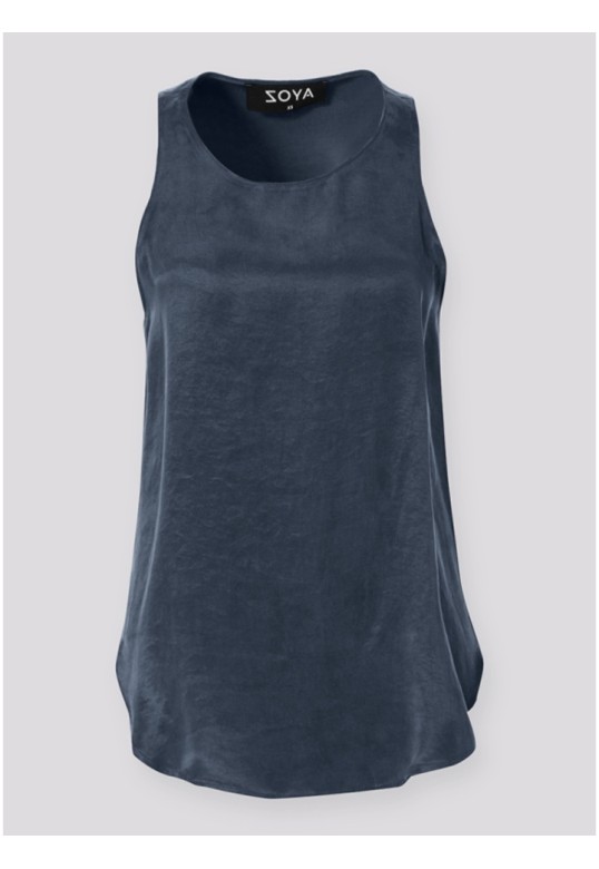 SLEEVELESS TOP BLUE