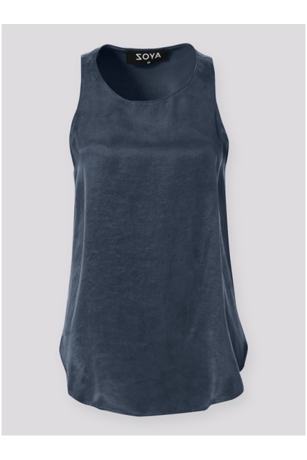 SLEEVELESS TOP BLUE