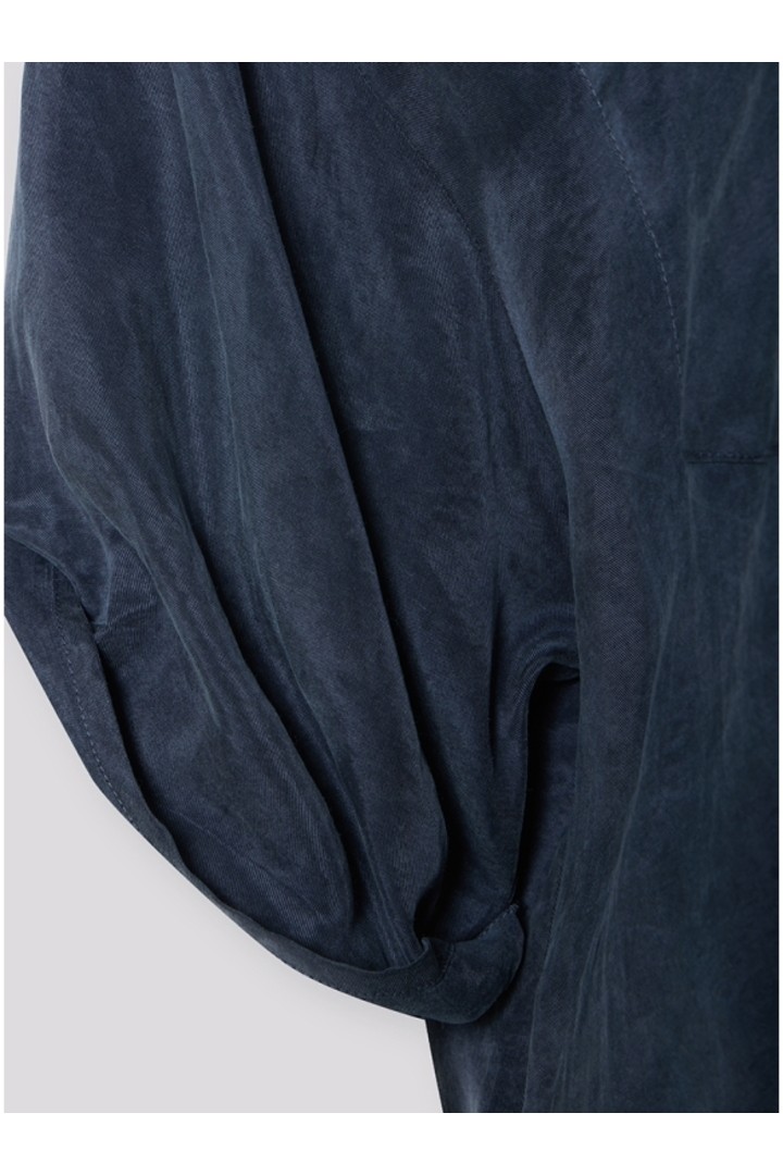 ASSYMETRICAL SHIRT BLUE