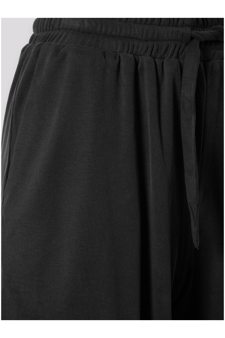RIB SHORTS BLACK