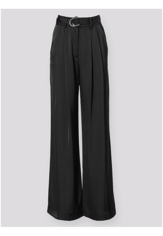 HIGH WAIST PANTS BLACK